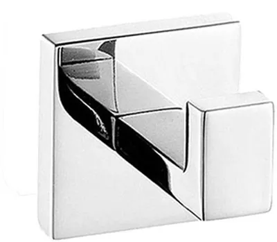 Obrázek produktu pro Držák na ručník z nerezové oceli - Samolepící - Montáž na zeď - Odolný - Elegantní design - 55 mm x 55 mm x 25 mm - Háček na zeď