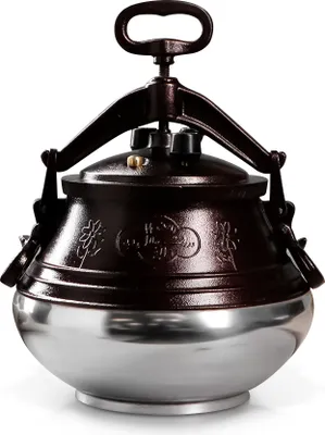 Imagen del producto de Olla "Rashko Baba" de Afganistán, modelo "Afghankazan", capacidad de 15 (8) litros, color variado
