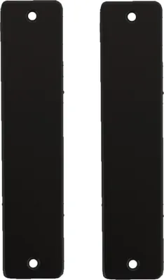 Produktbild von Türschilder schwarz vollblind Aluminium Kurzschild - Pro Set