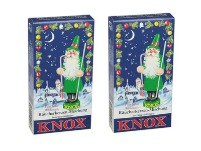 Produktbild von KNOX - 2er Set Räucherkerzen Räucherkegel Gr. M - Bunte Mischung