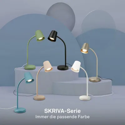 Obrázok produktu pre Briloner Leuchten SKRIVA Stolná lampa 1x GU10 Stmievateľná kovová čierna