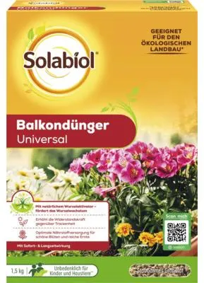 Produktbild von Solabiol Balkondünger Universal - 1,5 kg