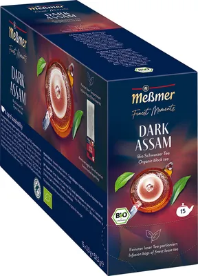 Obrázek produktu pro Meßmer Organic Dark Assam 15 porcí džbánků