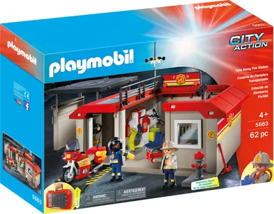 Produktbild von PLAYMOBIL 5663 City Action Mitnehm-Feuwehrstation