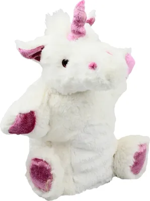 Produktbild von Inware Handpuppe Einhorn 22 cm weiß-pink