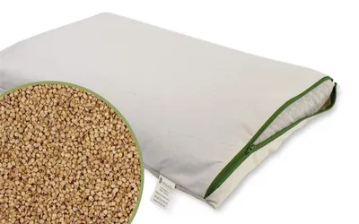 Image de Coussin en sarrasin biologique pour le soutien et le confort