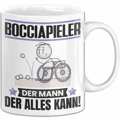 Produktbild von Bocciapieler Tasse Geschenk für Bocciapieler Der Mann Der Alles Kann Geschenkidee zum Geburtstag (Weiß)