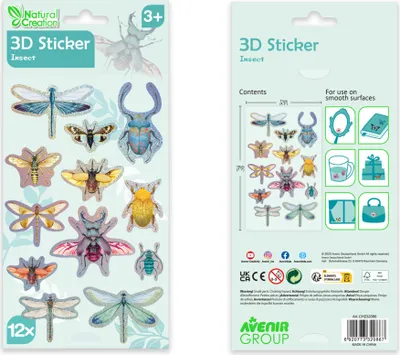 Produktbild von CARLETTO 3D Sticker Inseet 0