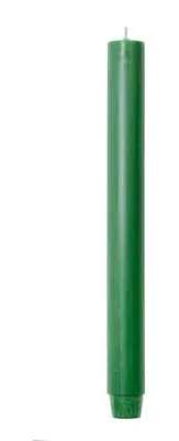 Produktbild von Rustik Lys Dinnerkerzen 2,6 × 30 cm – Jagdgrün – 1 Stück