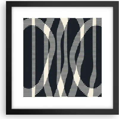 Produktbild von Gerahmtes Poster - Schwarzer Rahmen - Abstraktion künstlerisch kreativ - 30x30 cm - Wand Bild - Wanddeko - Wandbilder - Kunstposter - Wandposter - Bilderrahmen - Bilder - Kunstdruck - P2BAC30x30-4943