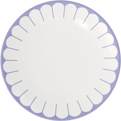 Zdjęcie produktu dla Villeroy & Boch 1045512621, Talerz obiadowy, Okrągły, Porcelana, Niebieski, Fleur, 26,6 cm