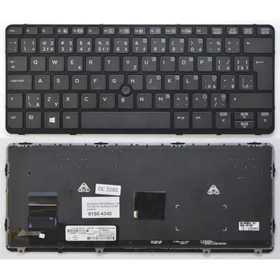 Obrázok produktu pre SK/CZ klávesnica HP Elitebook  820 G1 820 G2 725 G2 podsvietená