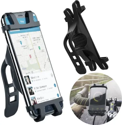 Immagine prodotto di Ugreen supporto universale per telefono cellulare bici supporto per telefono cellulare bici moto bici silicone su manubrio bici supporto per telefoni cellulari 6,5 - 8,5