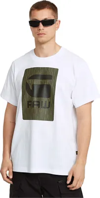 Produktbild von G-star Burger Box Rain Loose Fit Kurzarm-t-shirt Weiß S Mann Weiß S