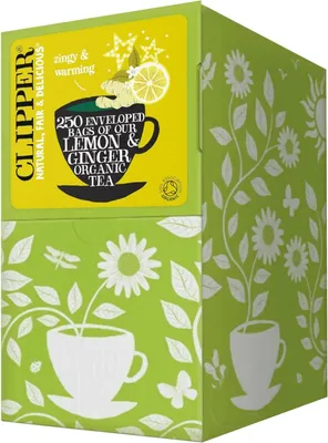 Obrázok produktu pre Clipper - čaj Clipper Infusion Lemon Ginger Organic 250 vreciek | Krabica 250 vreciek