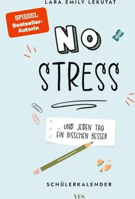 Produktbild von Schülerkalender No Stress undatiert mit Zeitmanagement- & Organisationstipps