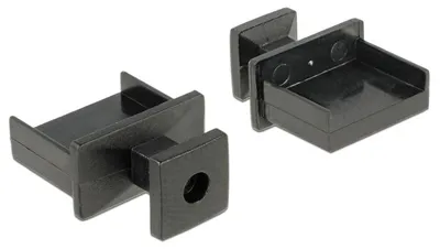 Produktbild von DeLOCK 64009, USB Typ-A, Schwarz, Acrylnitril-Butadien-Styrol (ABS), 13,1 mm, 16,4 mm, 7 mm
