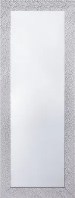 Zdjęcie produktu dla BELIANI Lustro ścienne wiszące srebrne 50 x 130 cm łazienka sypialnia toaletka