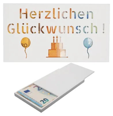 Produktbild von Geldgeschenk Geschenkidee Geldscheingeschenk Geburtstagskarte Geburtstag Geld