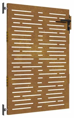 Obrázok produktu pre vidaXL Záhradná brána 85x150 cm Corten Steel Square Design