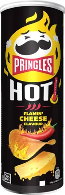 Zdjęcie produktu dla Pringles FLAME Hot Cheese and Chili Flavour Stapelchips 160g