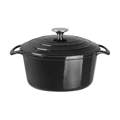 Image de Casserole ronde Vogue noire grande