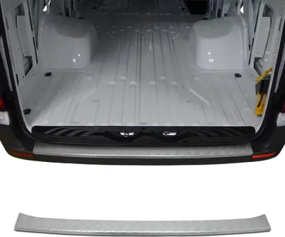 Image de Protection Seuil de Pare-chocs Pour Mercedes Sprinter W907 2018-2025 Alu Gris