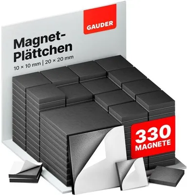 Produktbild von Selbstklebende Magnete, 330x, für Fotos und mehr, Klebemagneten