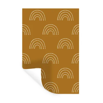 Obrázok produktu pre MuchoWow® Nálepka na stenu - Dizajn - Dúha - Bodky - 40x60cm - Samolepiaca a polohovateľná