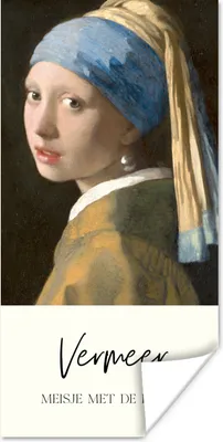 Produktbild von MuchoWow® Poster Das Mädchen mit dem Perlenohrring - Vermeer 60x120 cm - Wandschmuck
