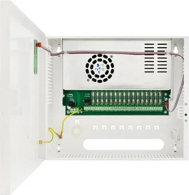 Obrázok produktu pre SWITCHED-MODE POWER SUPPLY STABILIZED FOR 16 HD CAMERAS Pulsar HPSDC-12V16X1A 12V/15A/16×1A/TOPIC
