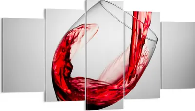Produktbild von Bild auf Leinwand - Leinwandbild - Trinken glas wein - 160x85cm - Wand Bild - Wanddeko - Wandbilder - Leinwanddruck - Bilder - Kunstdruck - Wanddekoration - Leinwand bilder - Wandkunst - EA160x85-2258