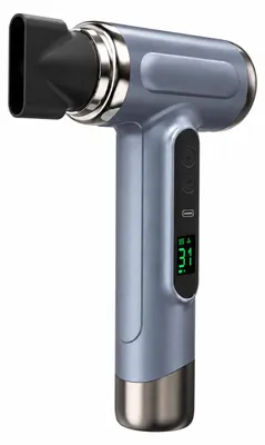 Produktbild von INF Akku-Haartrockner Kabellos - USB Reiseföhn mit Heiß- & Kaltluft Grau