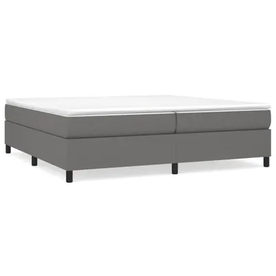 Produktbild von vidaXL Boxspringbett mit Matratze Dunkelgrau 200x200 cm Stoff