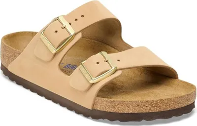 Produktbild von Birkenstock Arizona Damen Pantoletten in Beige, Größe 37