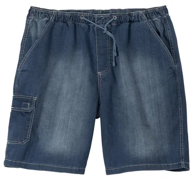 Produktbild von Abraxas Jeans-Cargo-Bermuda XXL stone washed blue
