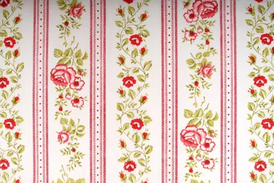 Obrázek produktu pro Plátno bavlněné, folklór- červené pruhy, metráž, látky / 50cm