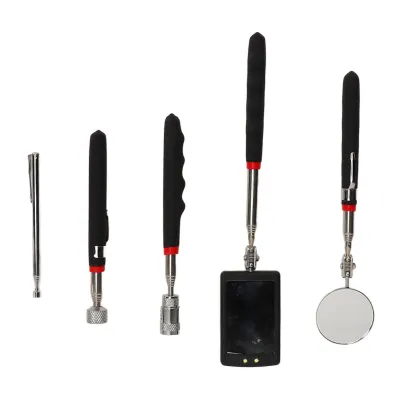 Obrázok produktu pre Teleskopický nástroj na vyzdvihnutie, teleskopické kontrolné zrkadlo, magnetický nástroj na vyzdvihnutie, LED kontrolné zrkadlo, LED svetelné teleskopické zrkadlo, teleskopické zrkadlo na vyzdvihnutie
