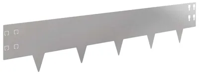 Obrázok produktu pre vidaXL Ohraničenie trávnika, 50 ks, 100 x 20 cm, oceľ, strieborná