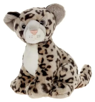 Productafbeelding van Pluche knuffel van een sneeuwpanter, Beppe Zoo, 20 cm