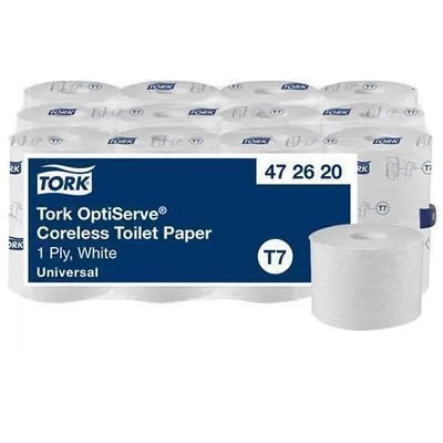 Obrázok produktu pre Tork - Toaletný papier t7 univerzálny 1-vrstvový 144m biely