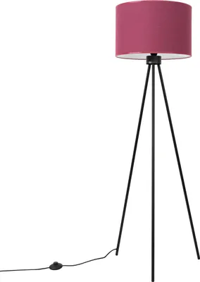 Immagine prodotto di Lampada da terra NEVIA bordeaux 1xE27 15W tessuto/PVC/acciaio 135x40x40cm Sollux Lighting