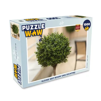 Obrázek produktu pro MuchoWow MuchoWow® Puzzle 1000 ks Malý umělý stromek zblízka