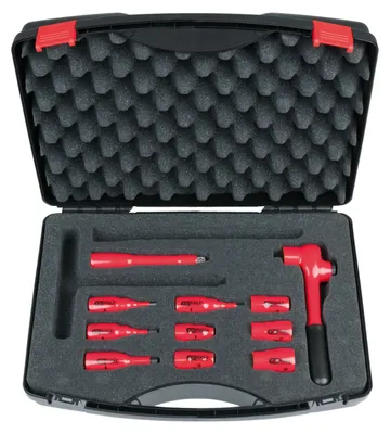 Obrázek produktu pro KS TOOLS 3/8" Steckschlüssel-Satz mit isolierten Werkzeugen 11-tlg 117.1889