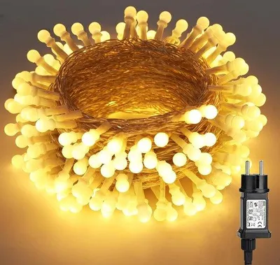 Obrázek produktu pro Vánoční dekorace – řetěz – 200 LED – teplá bílá – 20 m