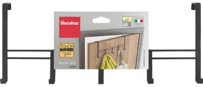Zdjęcie produktu dla Metaltex Deurkapstok 38x15 cm Zwart