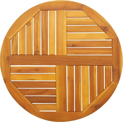 Produktbild von Tischplatte Ø70x2 cm Rund Massivholz Akazie