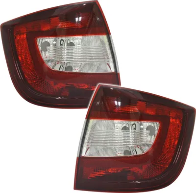 Produktbild von TYC Rückleuchten Set für Skoda Rapid 2012- Monte Carlo Dunkelrot