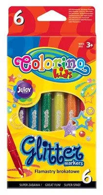 Immagine prodotto di Penne Glitter 6 Colori Colorino 65641