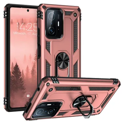 Produktbild von Armor Outdoor Handyhülle für Xiaomi 11T / 11T Pro Handy Panzer Case Cover Schutzhülle Farbe: Rosegold